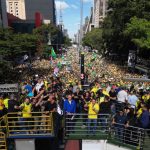 Brazil ex-leader Bolsonaro rallies thousands of supporters to protest his trial over alleged plot to overturn election